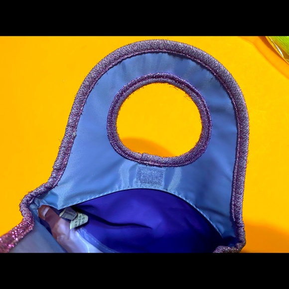 MY LITTLE PONY NWOT VINTAGE 2004 MINI HAND BAG EMBOSSED, SEQUINS, LAVENDER - Picture 13 of 15